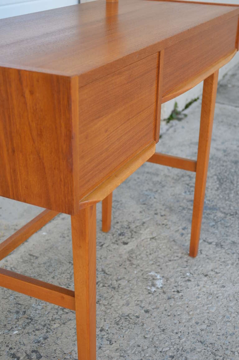 Mid-Century Modern Mid-Century Swedish Modern Dressing Table Vanity with Mirror