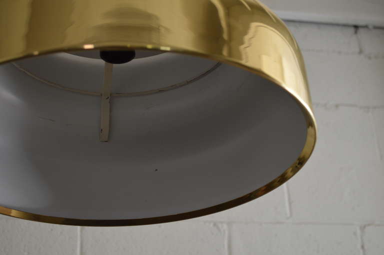 Mid-20th Century Swedish Brass Bumling Pendant by Anders Pherson for Atelje Lyktan