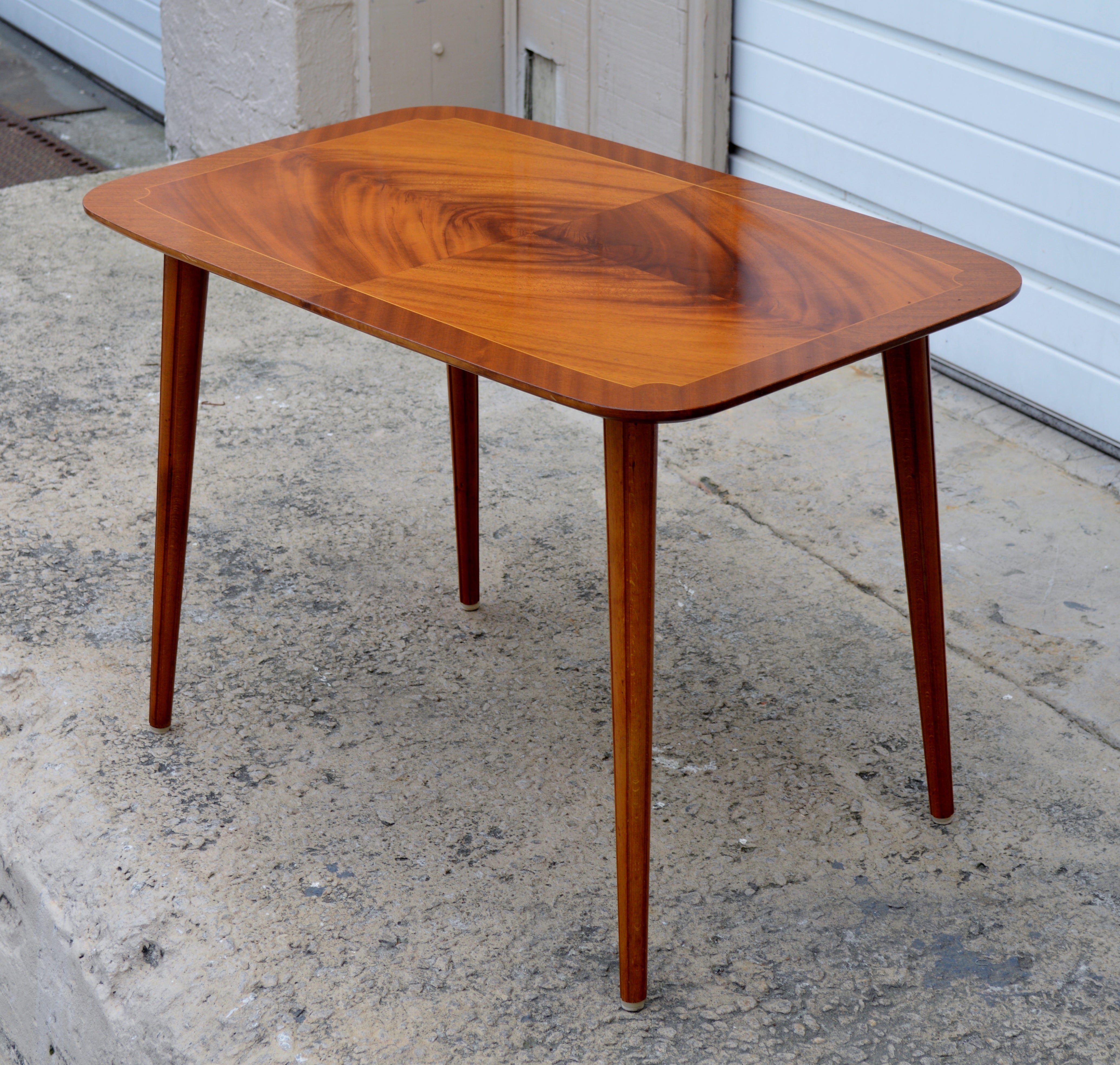 Swedish Mid-Century Intarsia Side or End Table