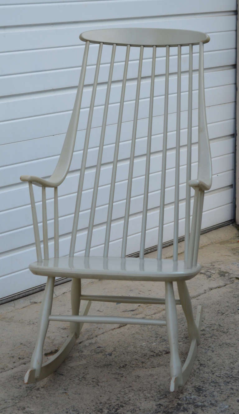 Swedish Modern rocking chair, the 