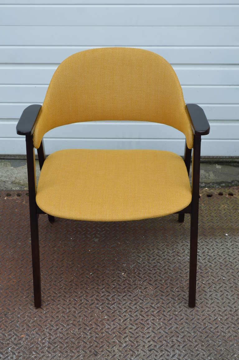 Mid Century Modern Teak Arm Chair  In Good Condition For Sale In Atlanta, GA