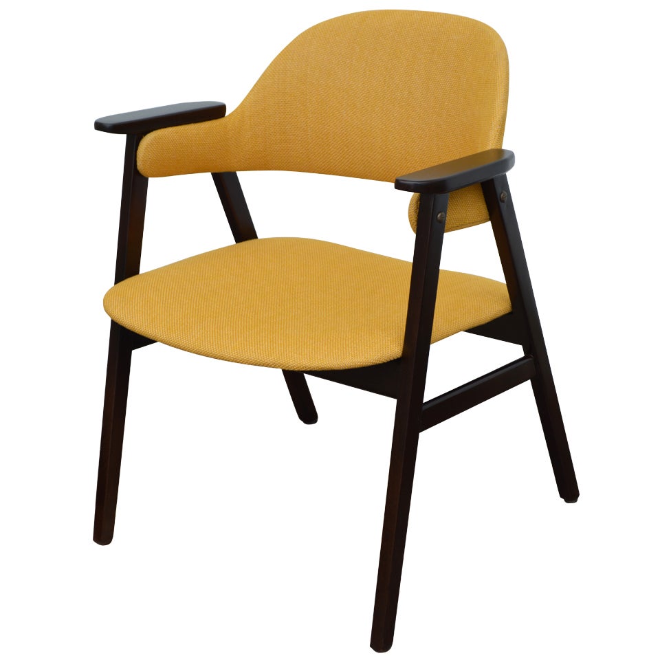 Moderner Sessel aus Teakholz aus der Mitte des Jahrhunderts  im Angebot