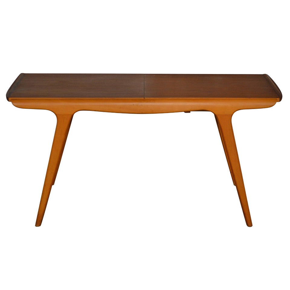 Danish Mid Century Aerodynamic Expanding Coffee Table