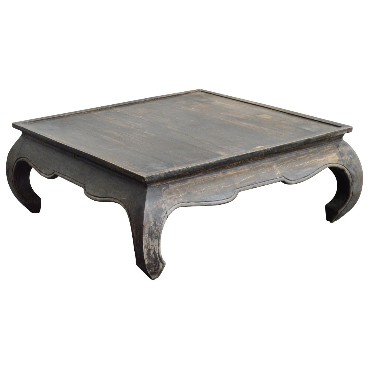 Vintage Square Opium Leg Coffee Table