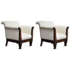 Pair of Swedish Empire Revival Arm COM Ready 11