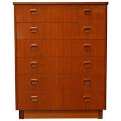 Swedish Mid-Century Teak Chest of Drawers 3
