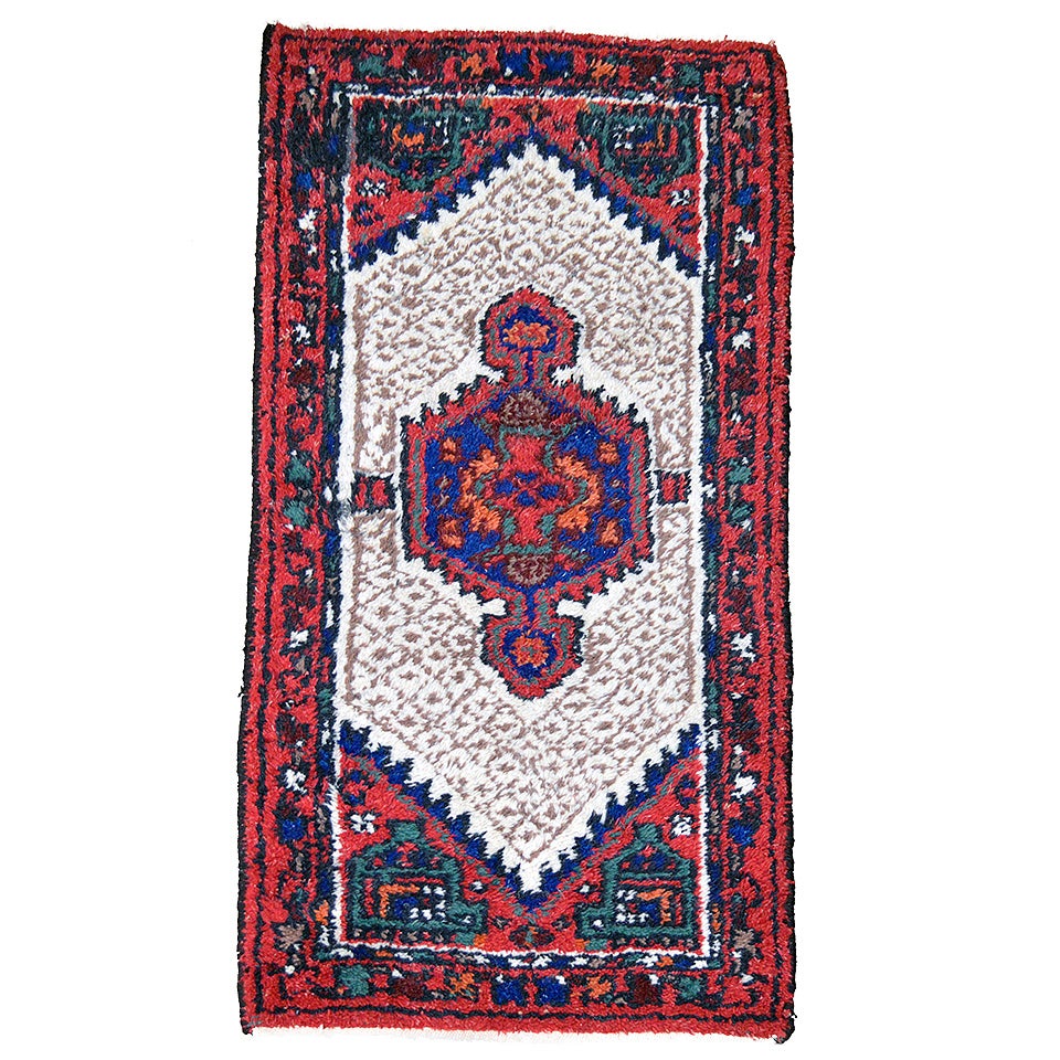 Semi-Antique Persian Kirman Rug For Sale