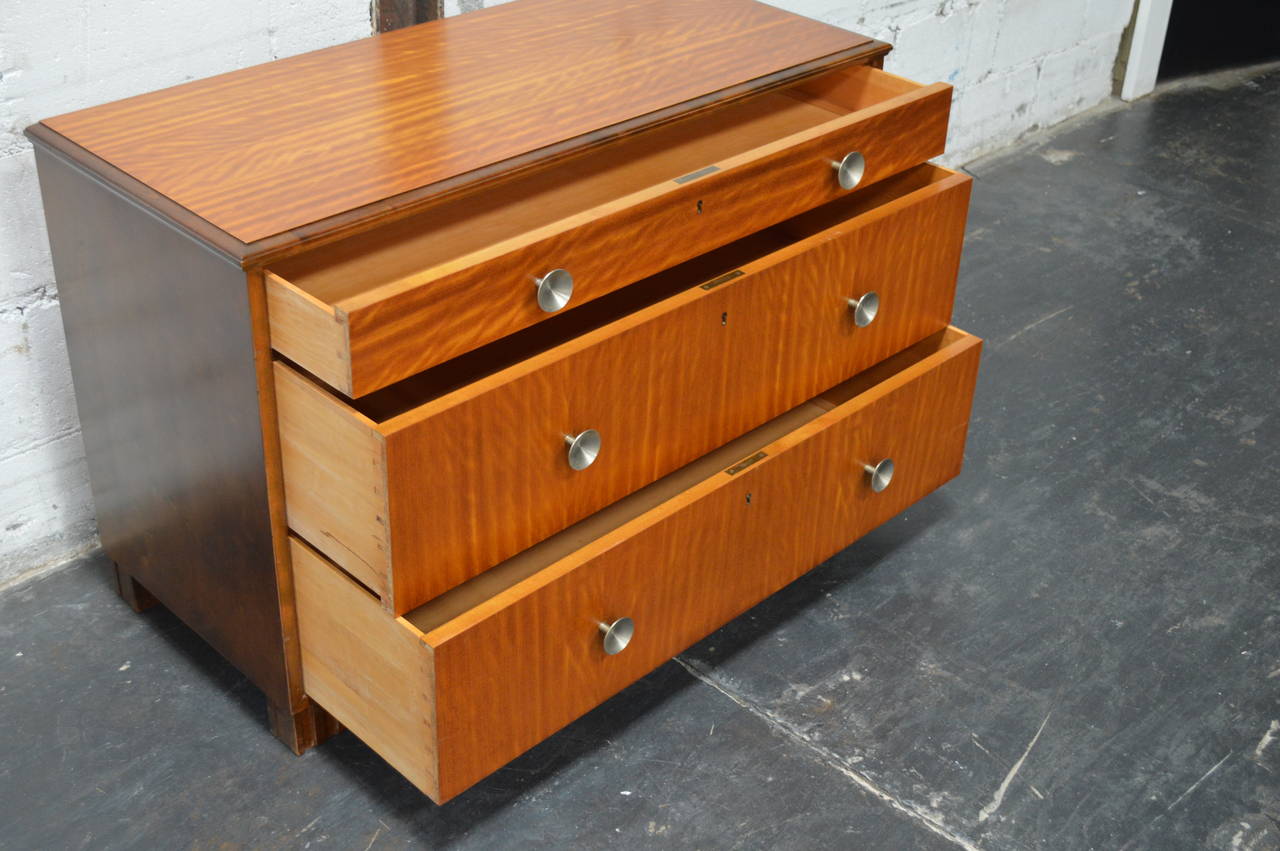 Mid-20th Century Swedish Art Deco Chest of Drawers For Sale