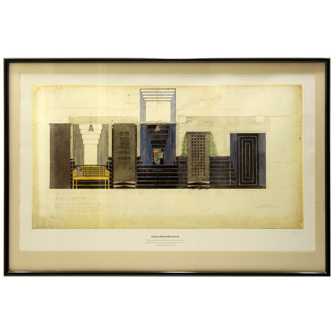 Charles Rennie Mackintosh Rare Limited Edition Print