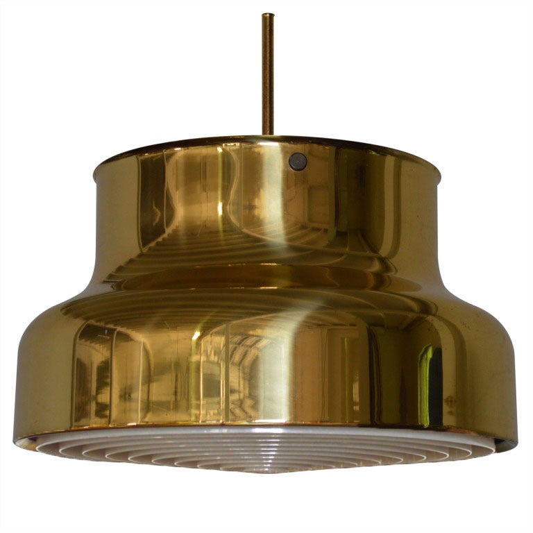 Swedish Brass Bumling Pendant by Anders Pherson for Atelje Lyktan