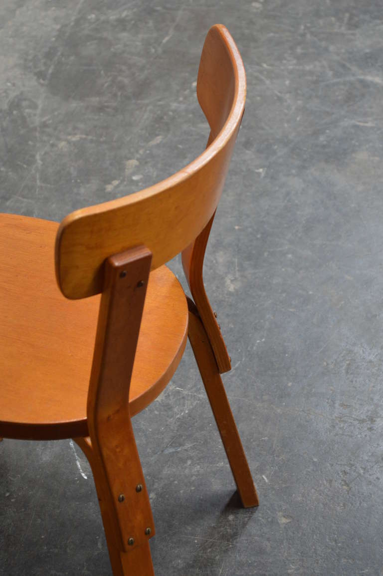 Alvar Aalto Model 69 Bentwood Side Chair for Artek 1