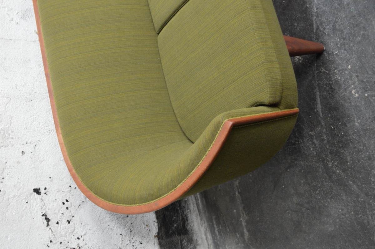 wood back sofa