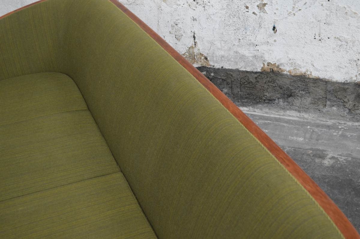 Other Exquisite Rare Mid-Century Barrel Back Sofa