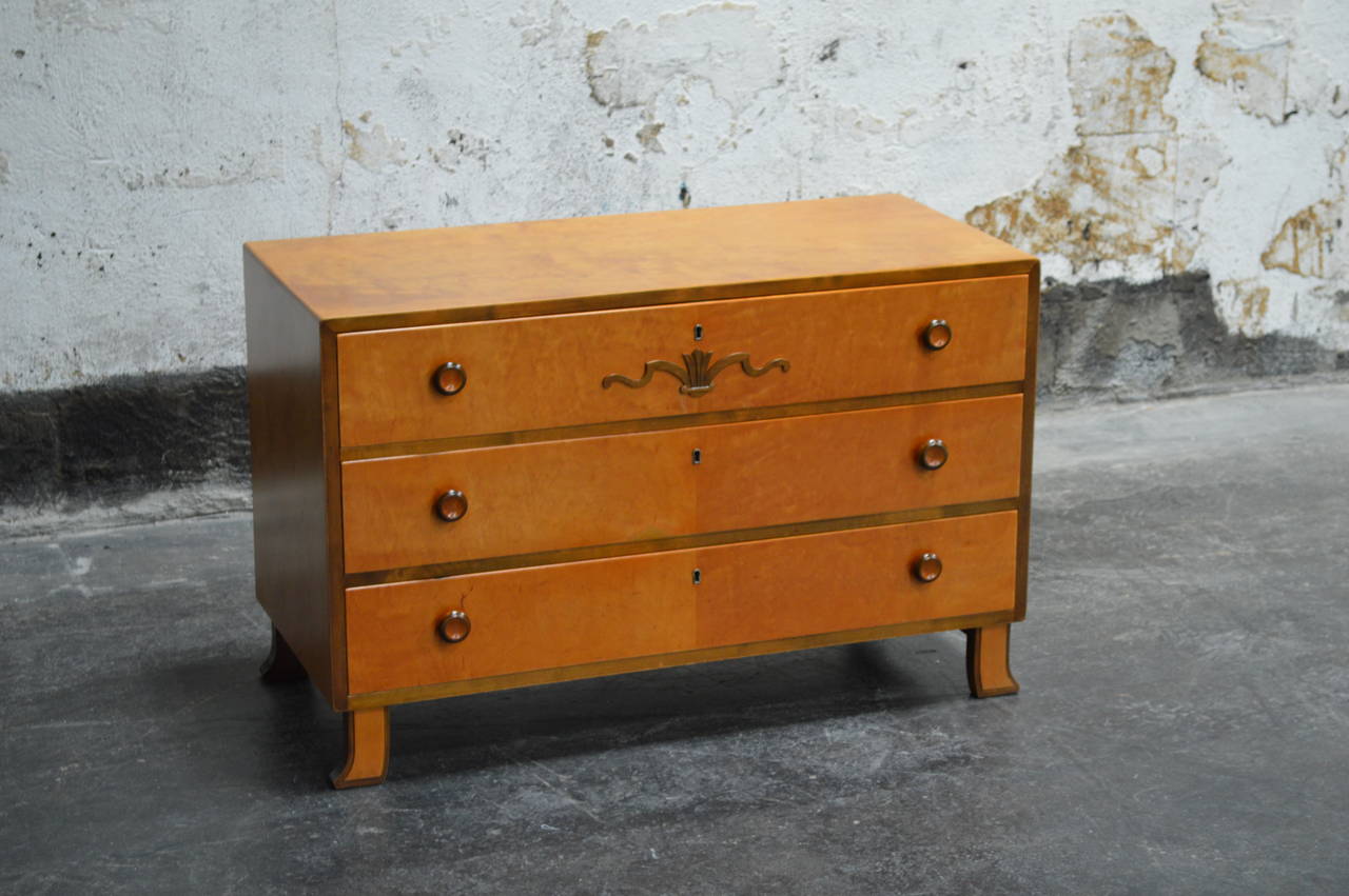 Swedish Art Deco Chest of Drawers 1