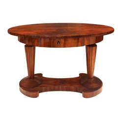 Antique Exceptional Danhauser Oval Table