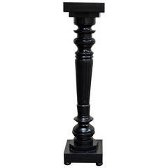 Antique Swedish Neoclassical, Late Empire Fluted Pedestal