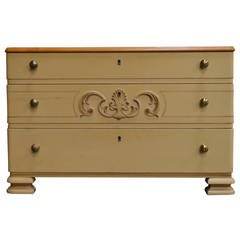 Swedish Art Deco Painted Chest of Drawers 12