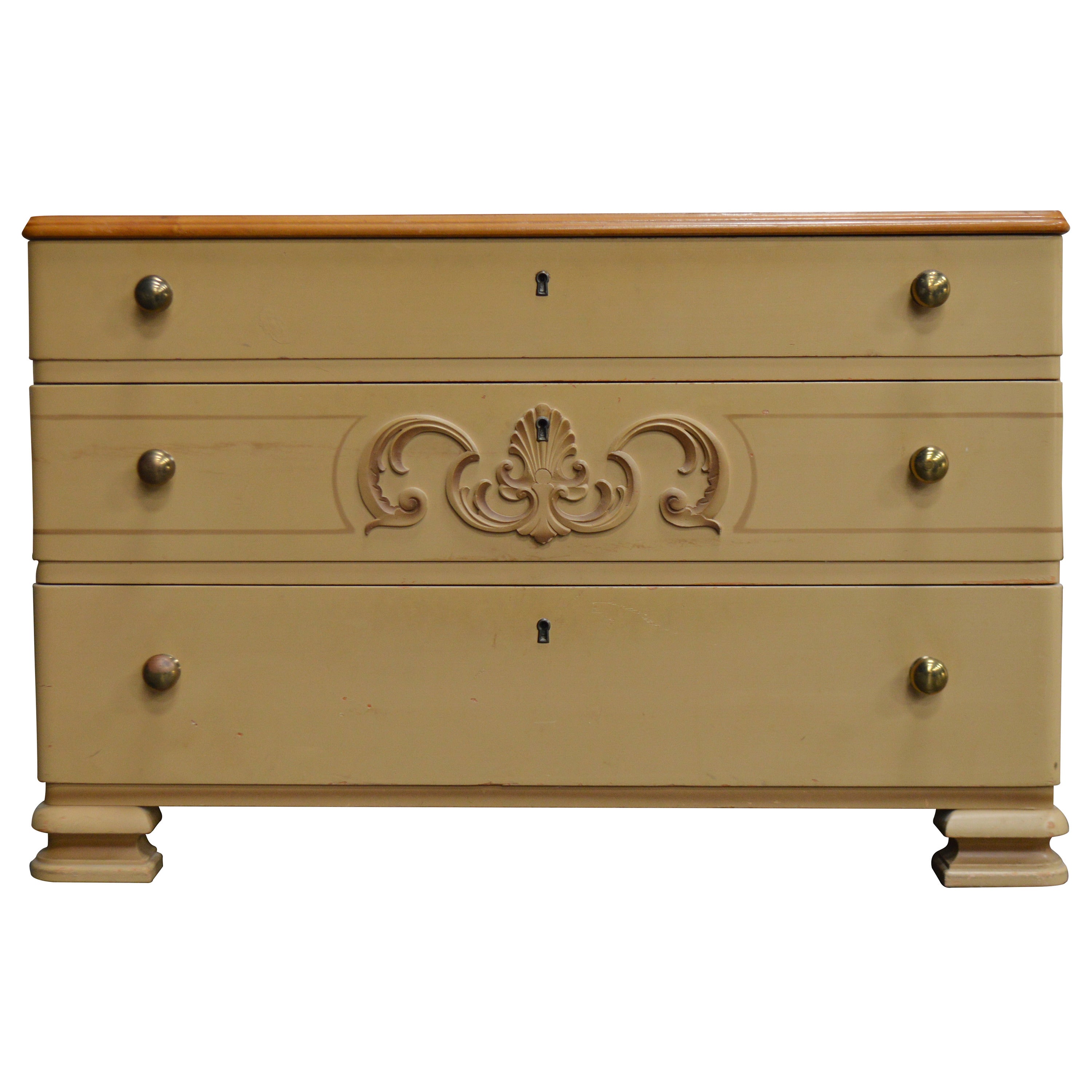 Swedish Art Deco Painted Chest of Drawers