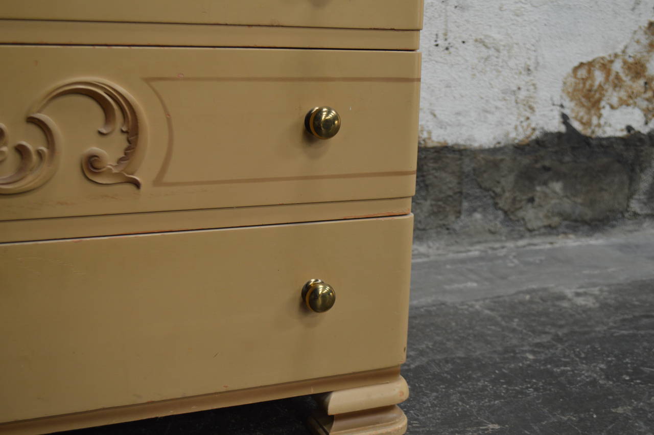 Swedish Art Deco Painted Chest of Drawers For Sale 4