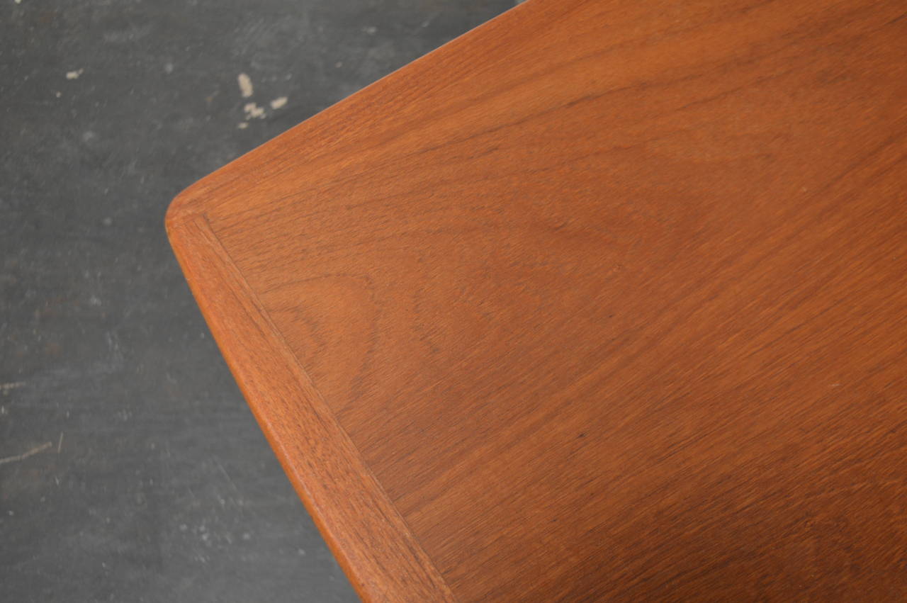 teak mid century coffee table