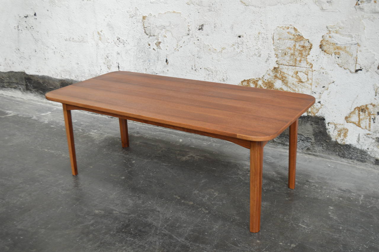 Mid Century Modern Swedish Teak Coffee Table by Carl Malmsten For Sale 2