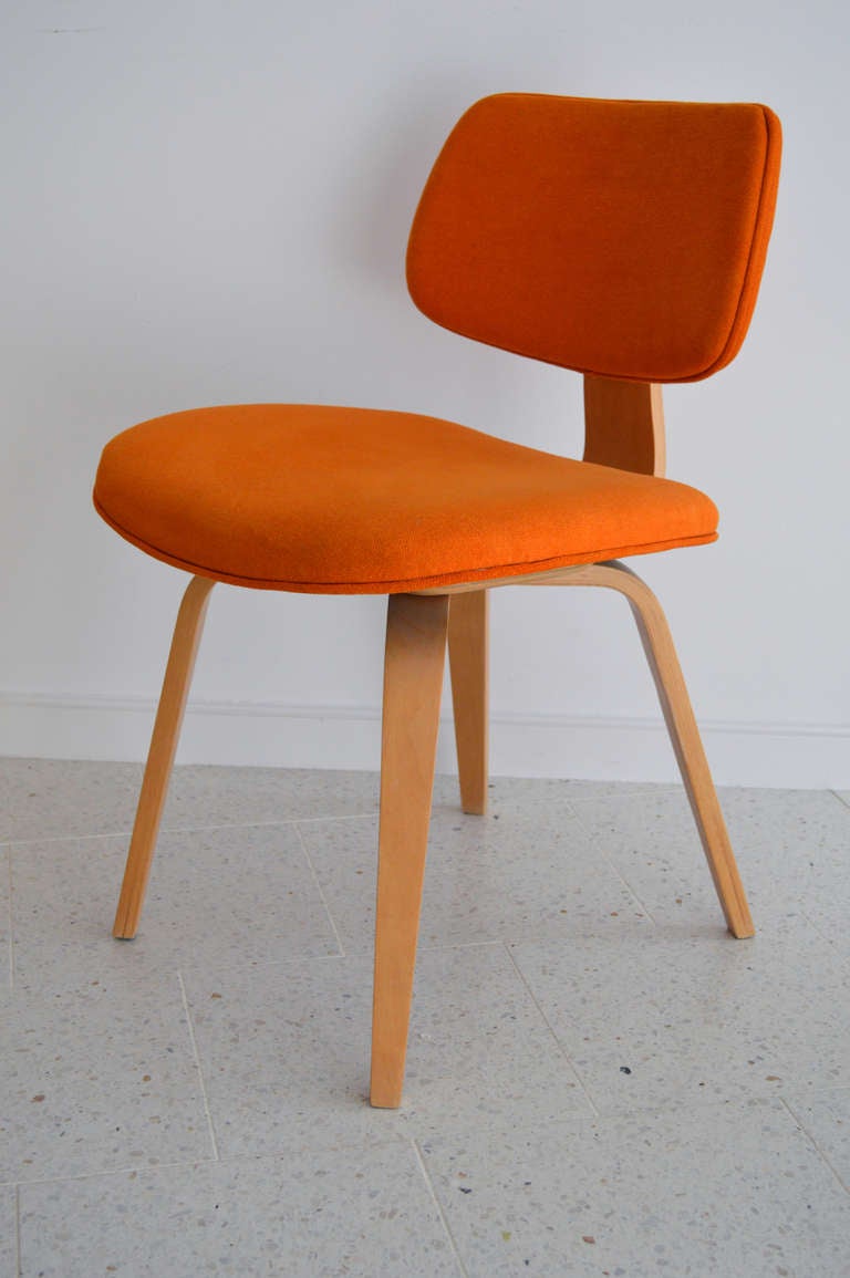 Mid-Century Modern *SALE* Vintage Upholstered Thonet Side Chair