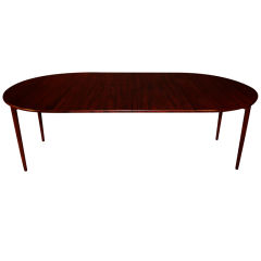 Danish Mid-Century Modern Jacaranda Extension Dining Table 1