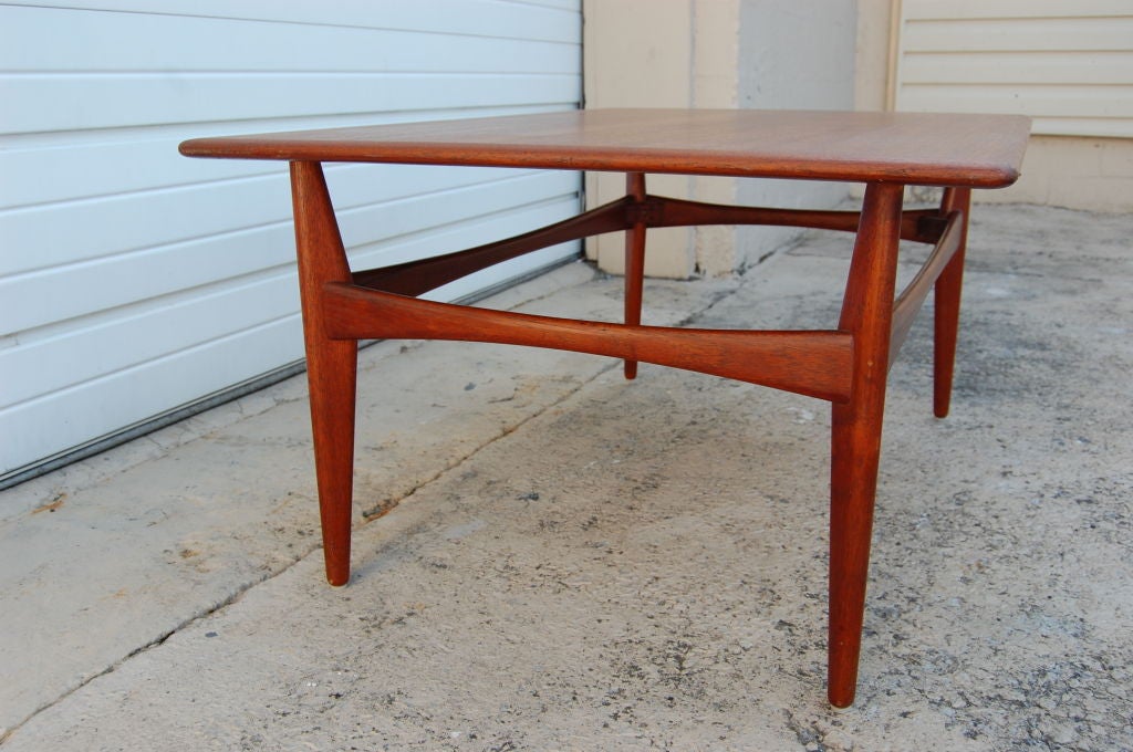 Swedish Mid-Century Modern Rectangular Teak Coffee Table