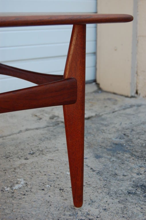 20th Century Mid-Century Modern Rectangular Teak Coffee Table