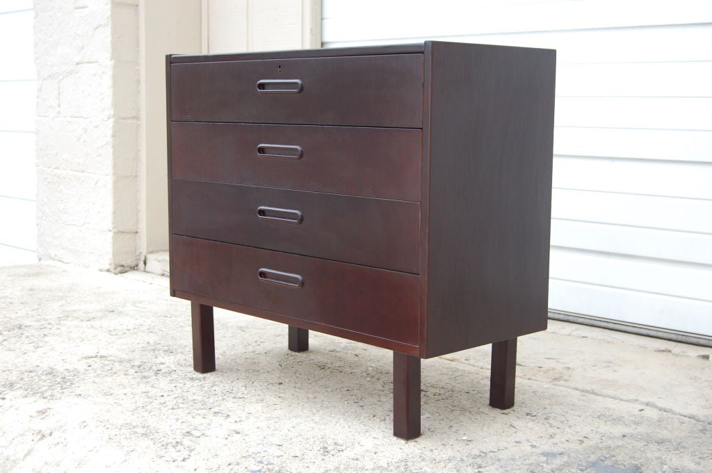 Mid-Century Modern Mid Century Swedish Modern Nightstand Chest of Drawers For Sale