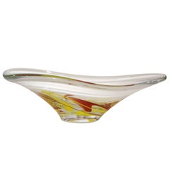 Swedish Mid-Century Modern Art Glass Bowl