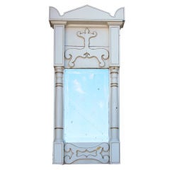 Late Gustavian or Early Biedermeier Painted Wall Mirror 4