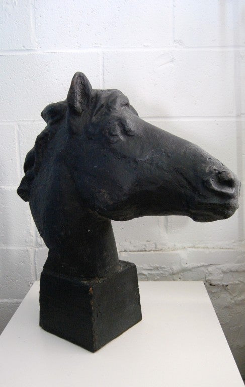 cast iron horse statue