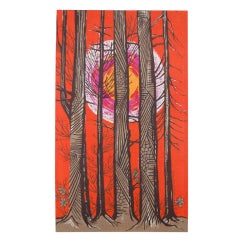 Colorful Vintage Swedish Wall Hanging 11