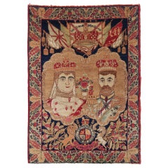 Commemorative Rug for Coronation of King George V and Queen Mary