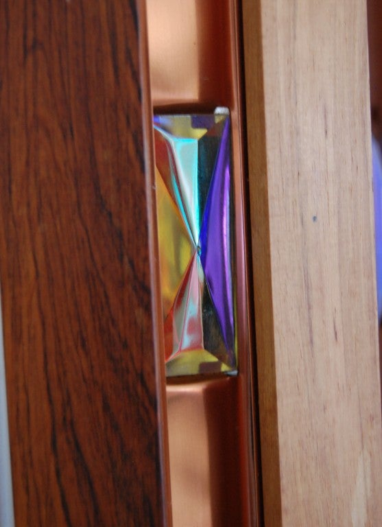 Mid-20th Century Mid-Century Modern Swedish Copper and Jacaranda Wood Sconce by Werner Schou