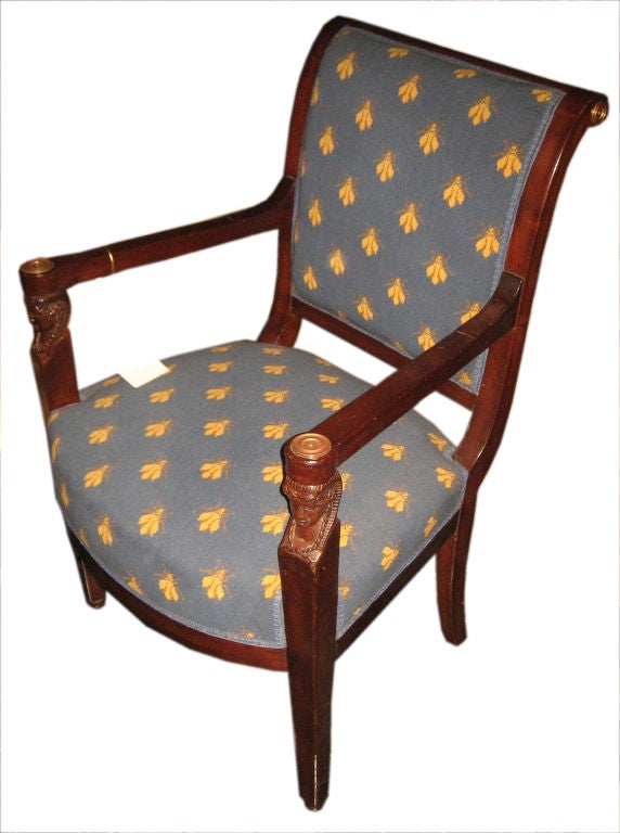 19th Century French Empire Arm Chair