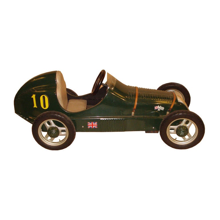 Mid Century Pedal Racing Car at 1stDibs