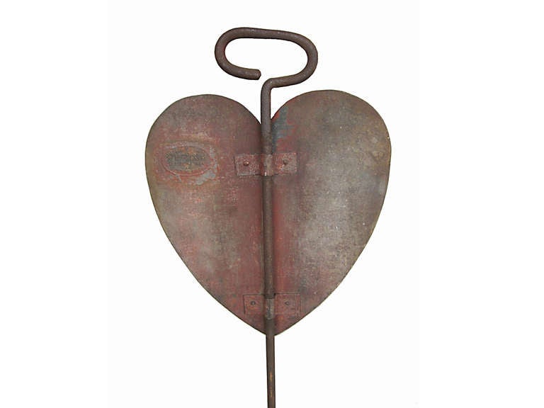 American Circa 1920 Heart Shaped Golf Marker