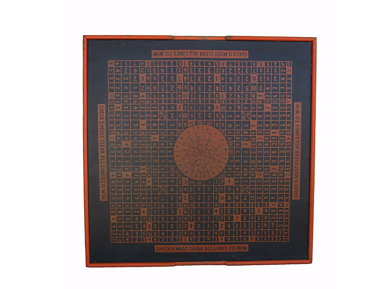 Penny Toss Gameboard