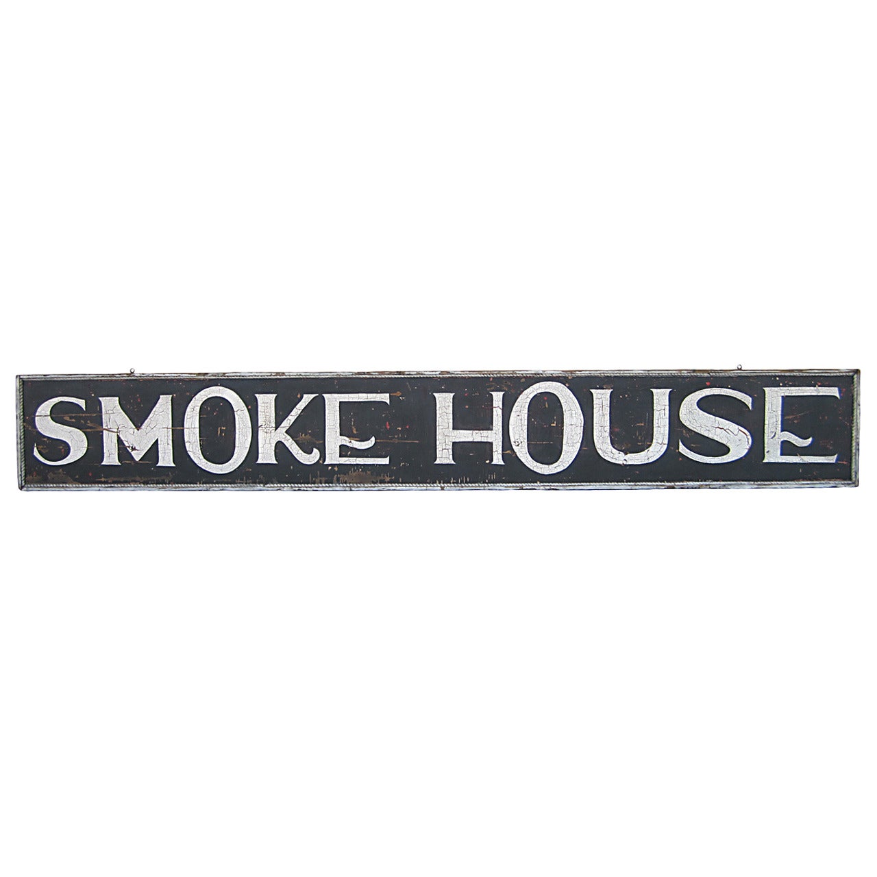 'Smoke House' Sign, circa 1900 For Sale
