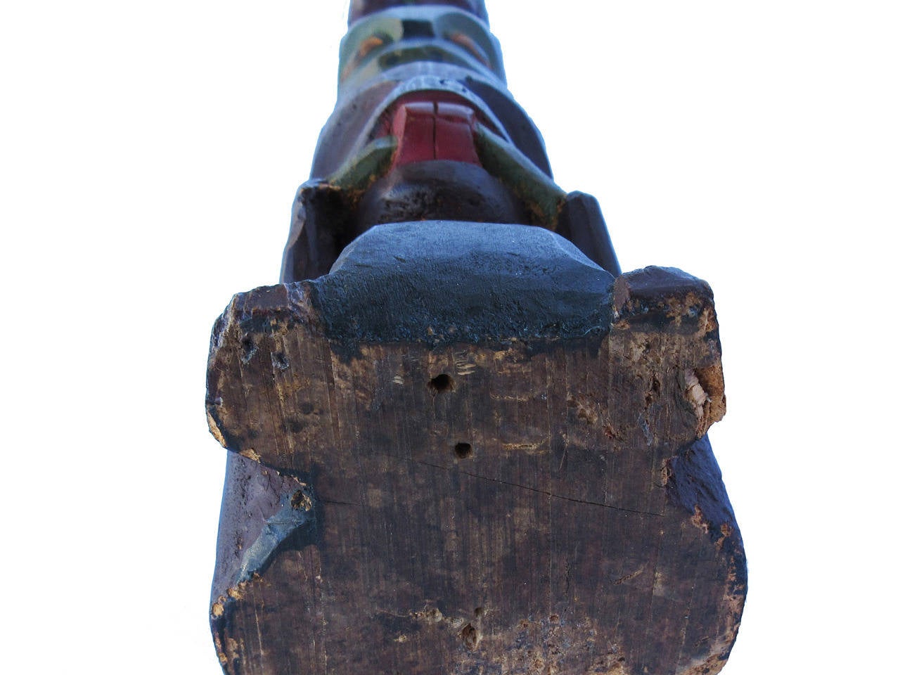 Wood Northwest Totem Pole, circa 1930 In Excellent Condition In Los Angeles, CA