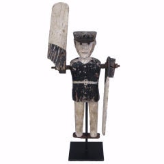 Antique Policeman Whirligig