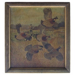 Quail Oil On Canvas Painting