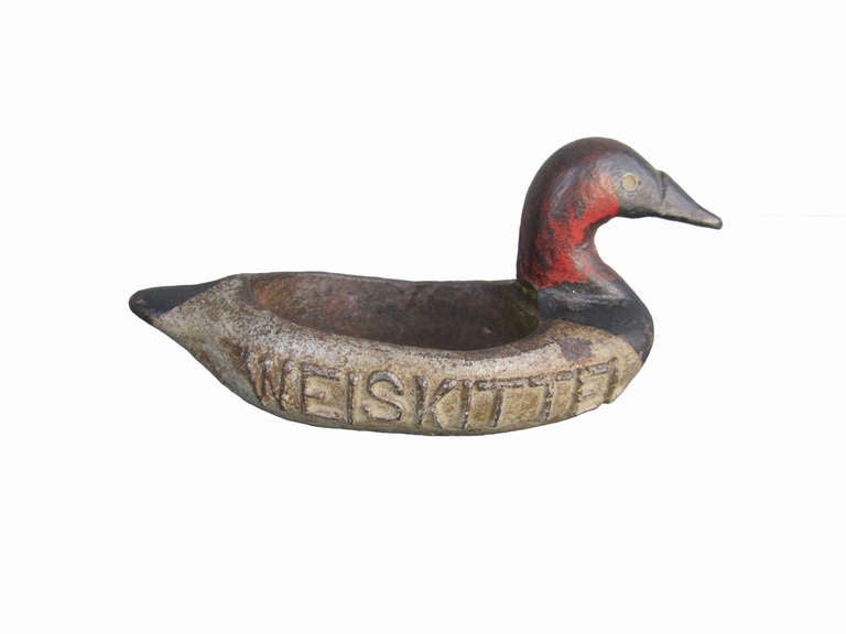 Cast Iron Advertising Duck