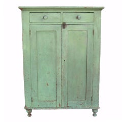 Antique Green Jelly Cupboard