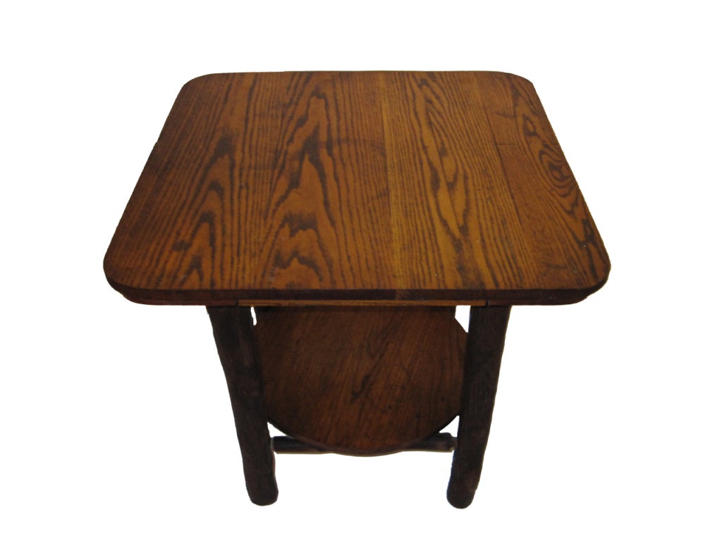 Old Hickory Lamp Table