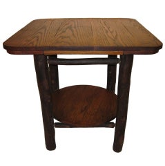 Old Hickory Lamp Table