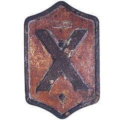 Antique Circa 1900 Railroad Sign