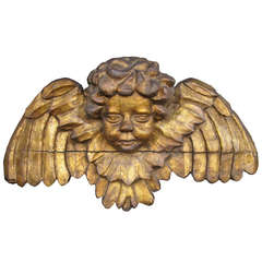 Late 18th Century Wood Angel